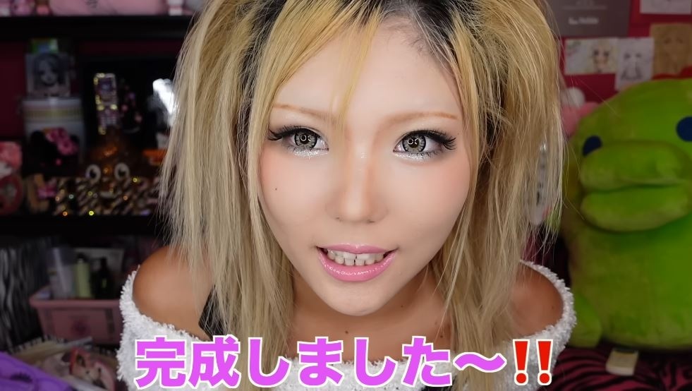 AI任せのギャルメイクが完成！