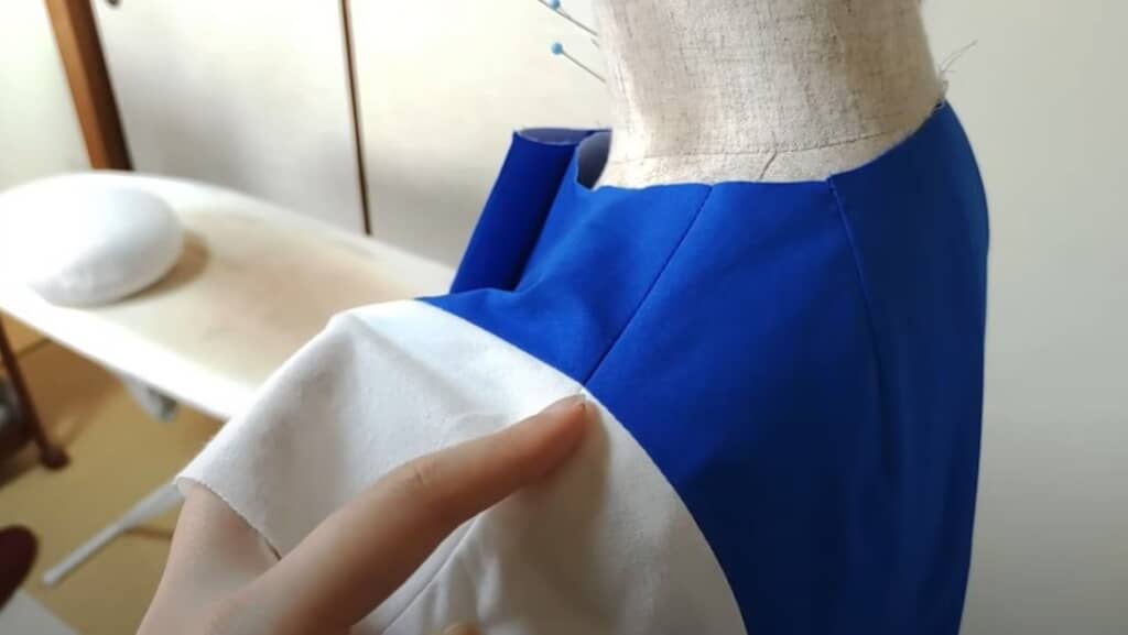 きれいに縫えました