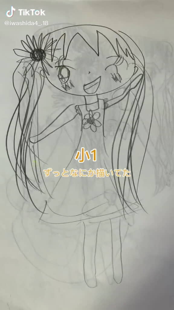 小1のころに描いた絵