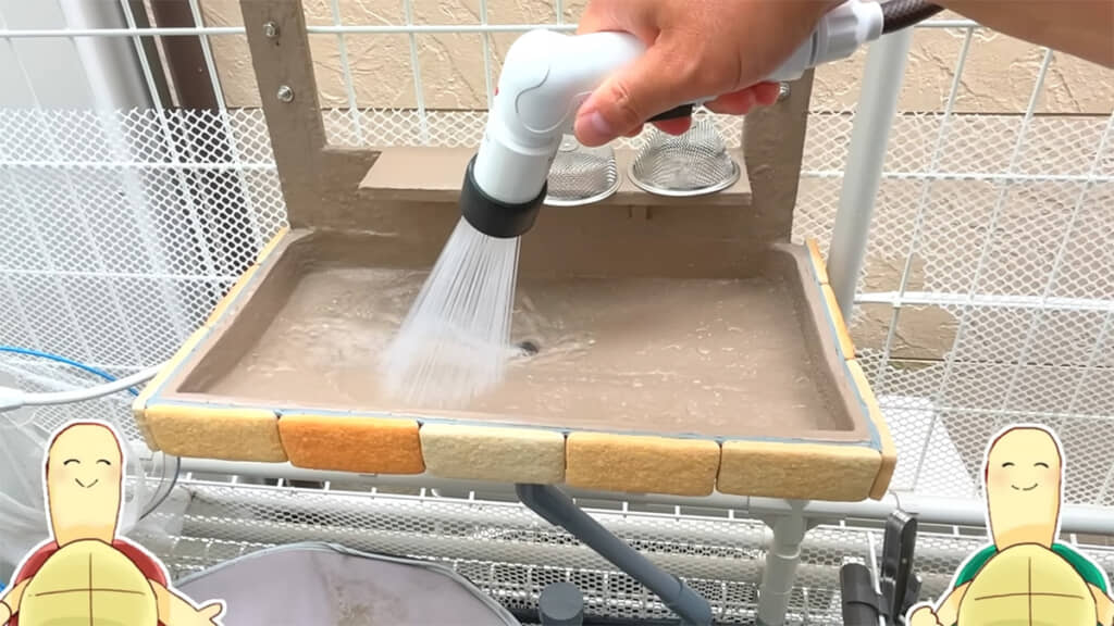 同デザインのシンクも作ったとのこと、何から何まですごい……！