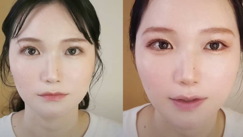 アイメイク　ビフォーアフター
