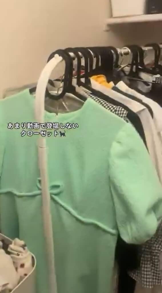 地下にはクローゼットがありました