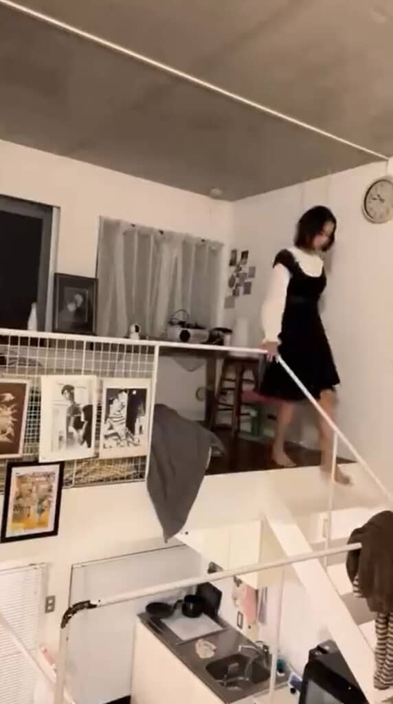 ちょっと変わったメゾネットタイプのようです