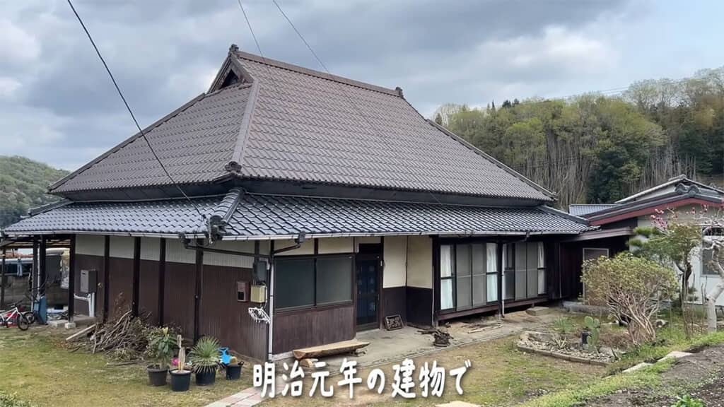 築約160年の古民家、人生の大先輩です