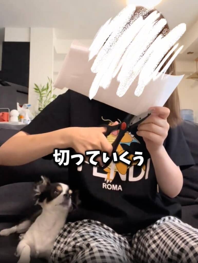 パンダちゃんも興味津々な様子
