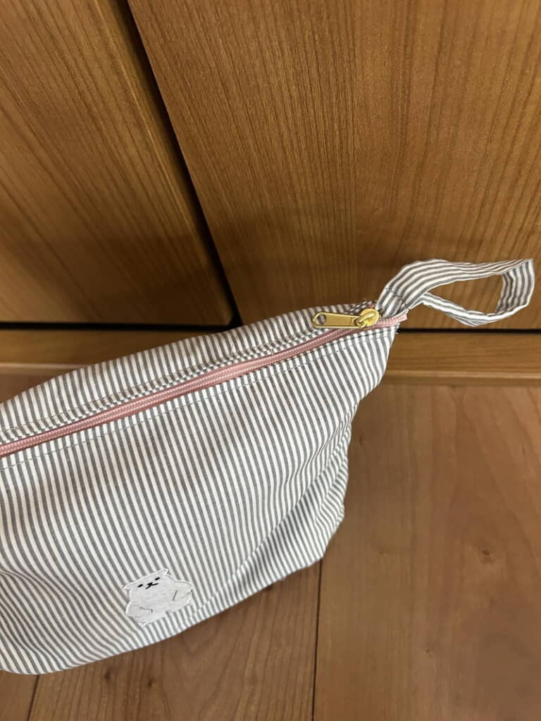 ファスナーまわりも良い……