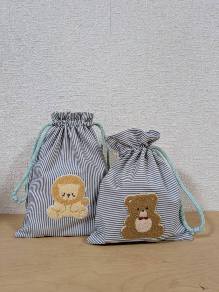 巾着もかわいすぎる
