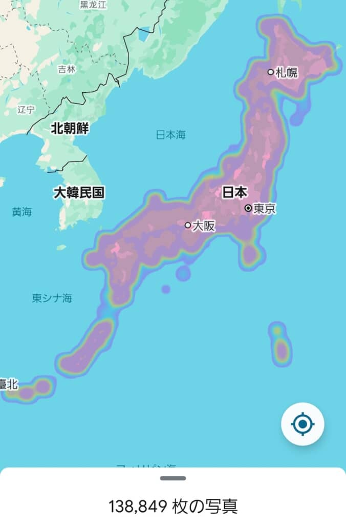 日本を覆い尽くしている……／出典：Googleストリートビュー　（C）Google