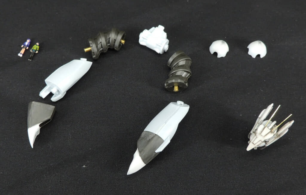 バックパックの端を鋭角化