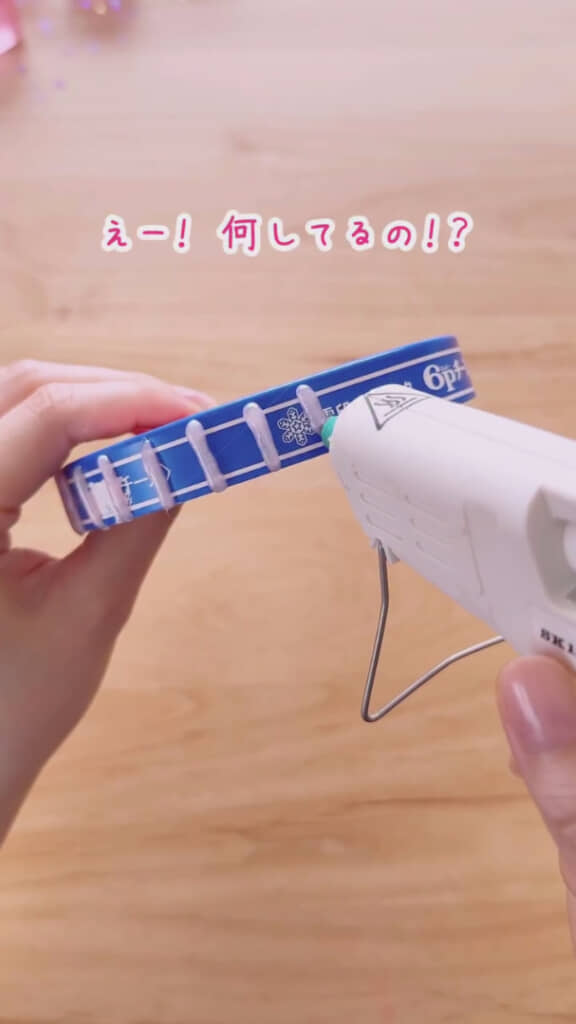 6Pチーズの空き箱をリメイク