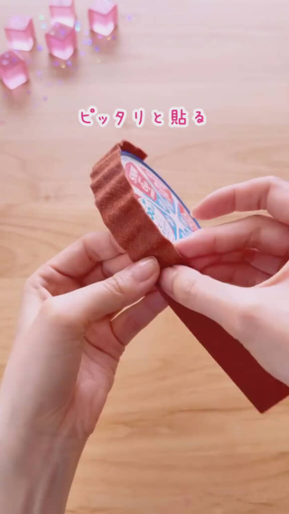 6Pチーズの空き箱をリメイク