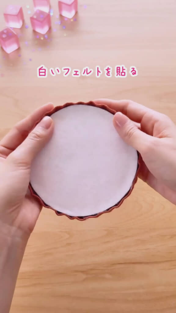 6Pチーズの空き箱をリメイク