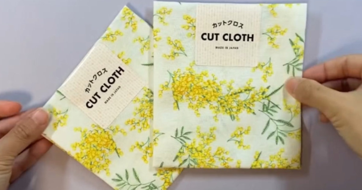 100均のハギレ2枚を切ってサクサク縫ったら……「すごーい!!」　布を使いきれる“便利アイテム”に「想像以上にかわいい」（1/2） | ライフスタイル ねとらぼ