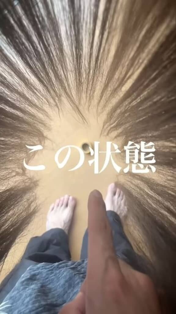 超ロン毛男性のあるある