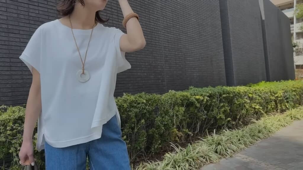 mari-colore（マリコローレ）の「すべての女性のために作ったブラウスTシャツ」