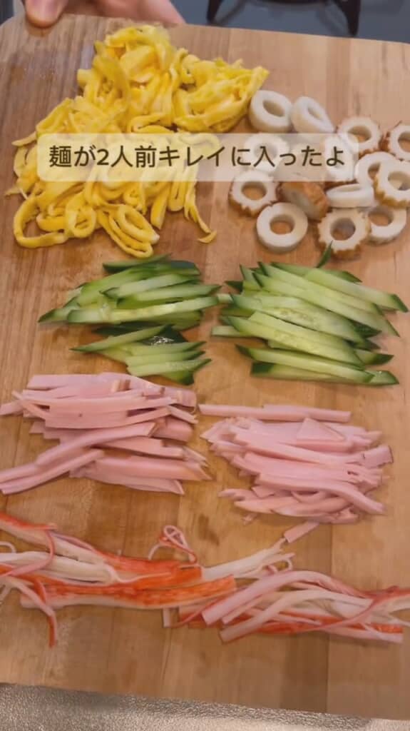 乗せるおかずも色とりどり
