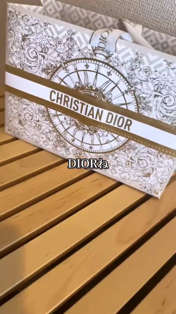 怪しげなディオールの袋を発見