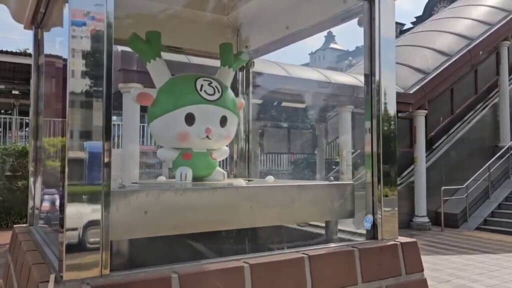 上昇し始めるふっかちゃん