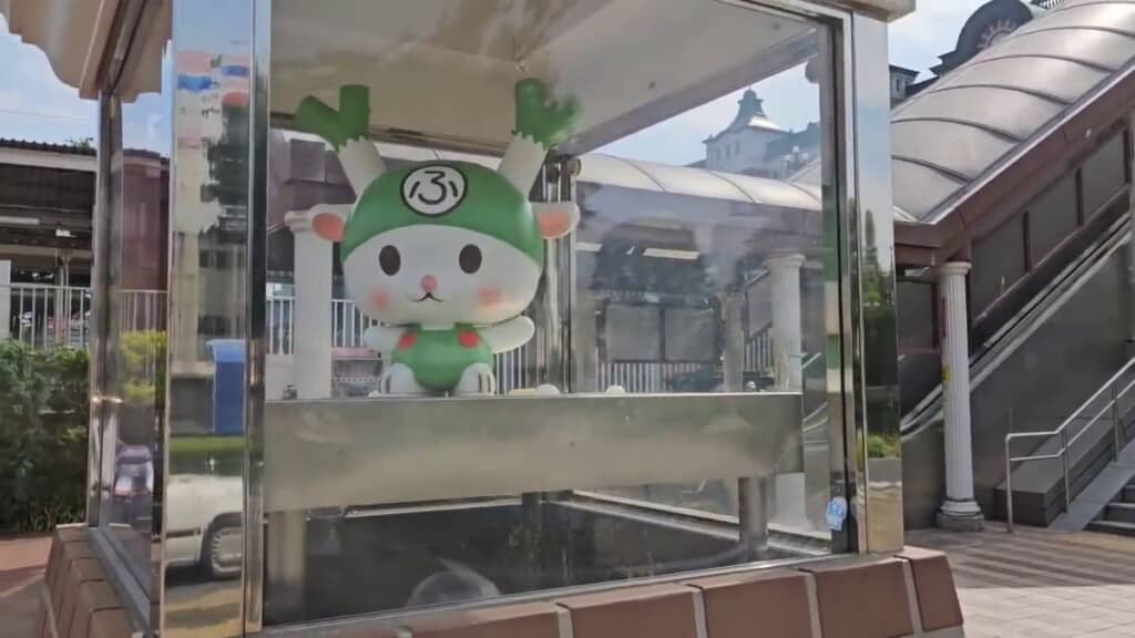 渋沢栄一の人形が出てきた