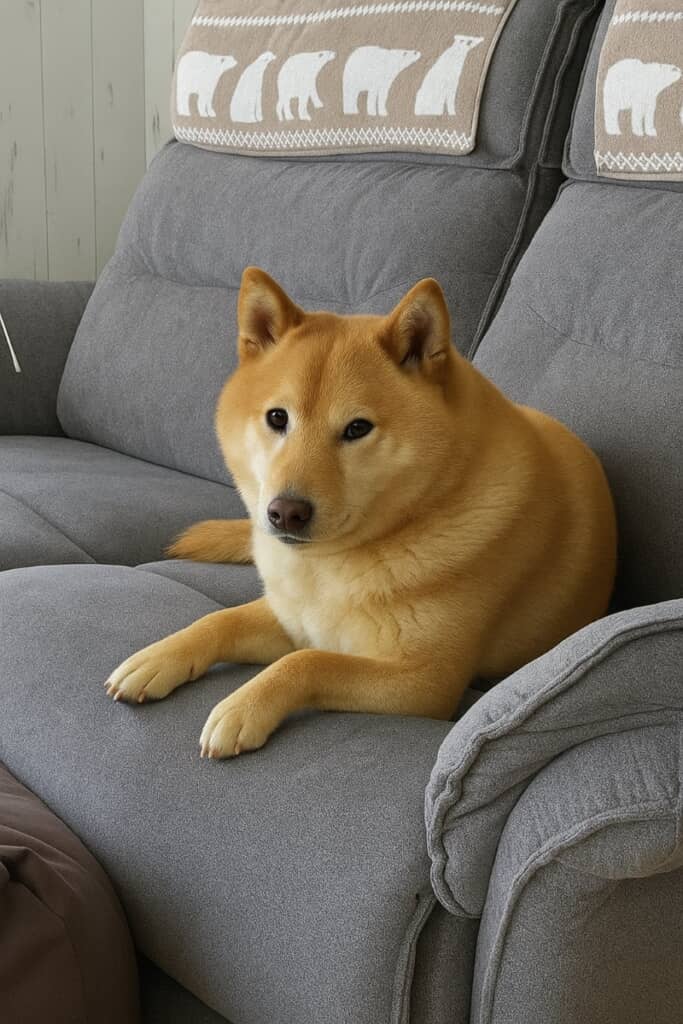 優しげな茶色のワンコになりました