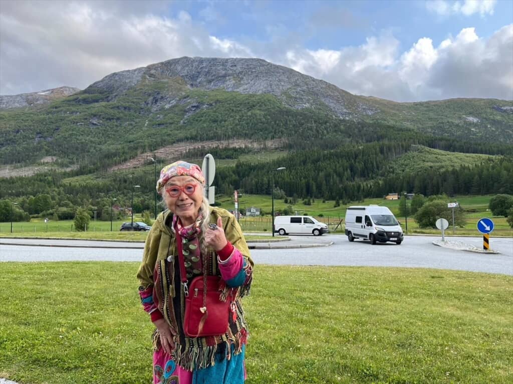 北欧旅行に出かけた76歳の妻