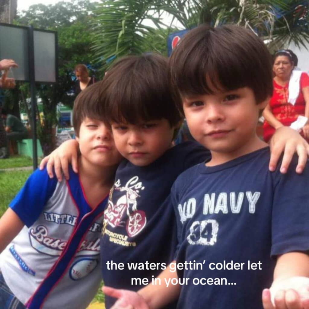 それぞれに個性のある三つ子たち
