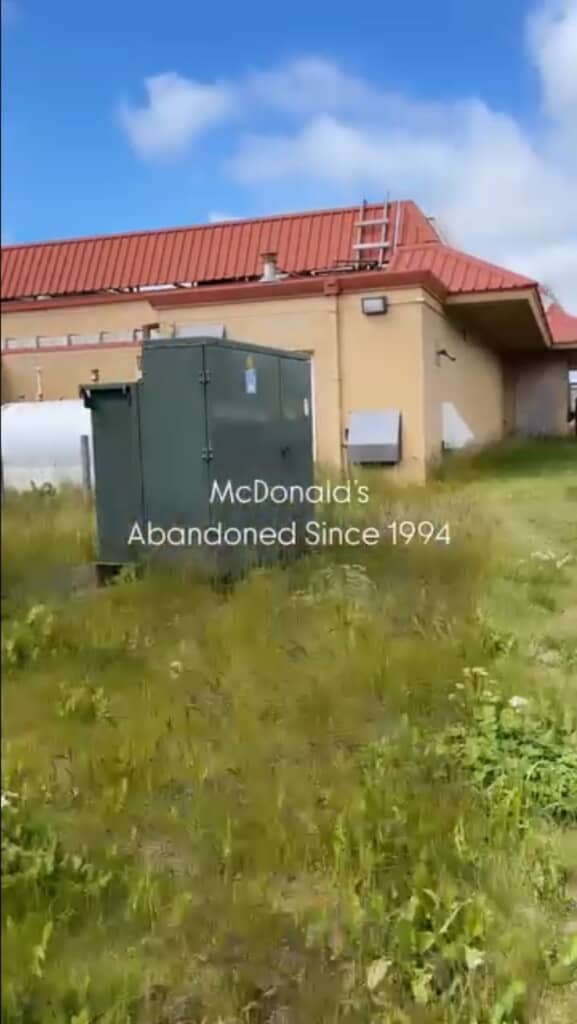 1994年に閉店したマクドナルド