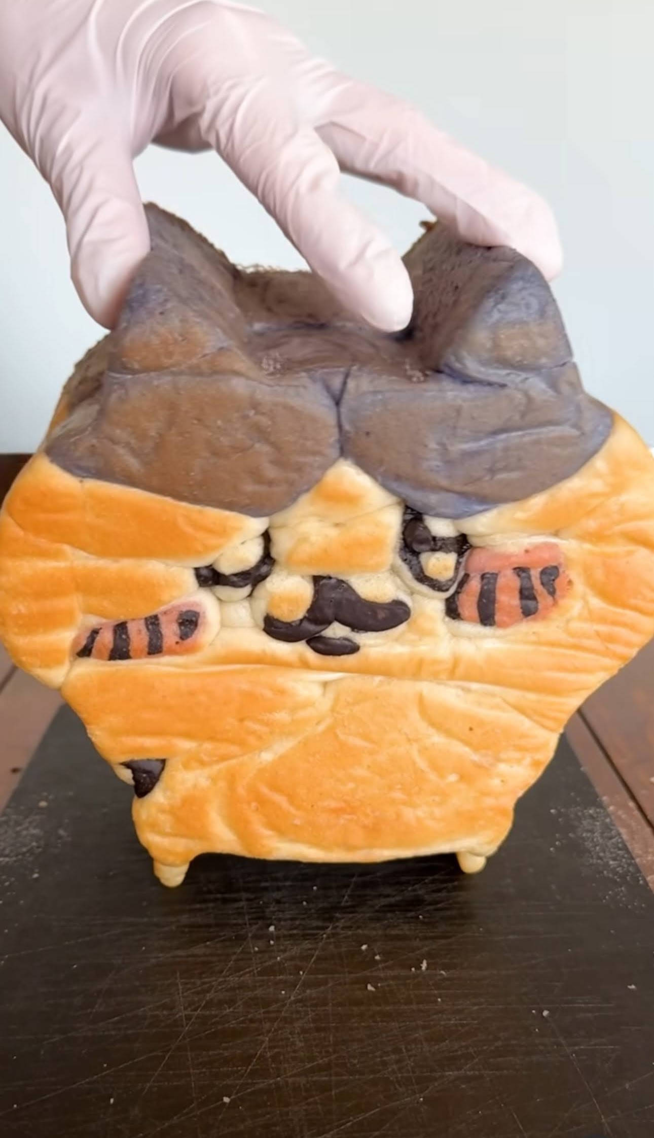 「どうした…」な姿の“ハチワレのパン”→切ったら……「わあ！」　予想もしなかった中身が3000万再生「天才がいるゥ!!」（1/2） | グルメ ねとらぼ