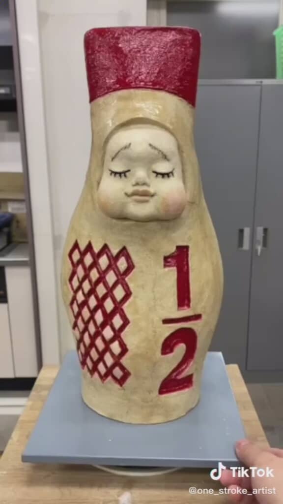 完成した彫刻作品がこちら！