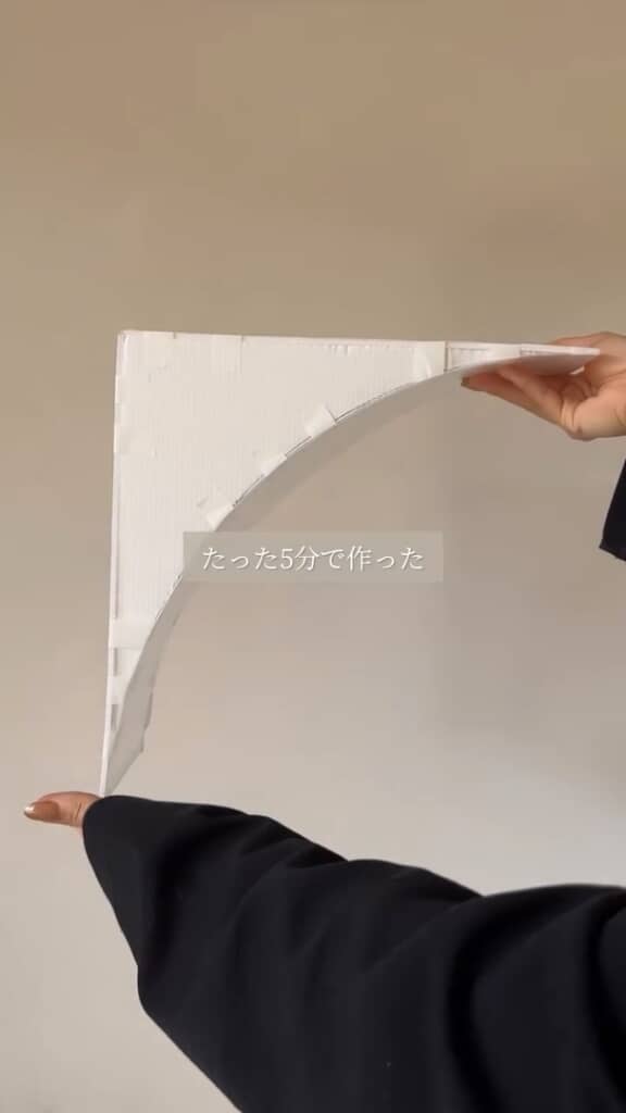 プラダンで”アーチ”を作る