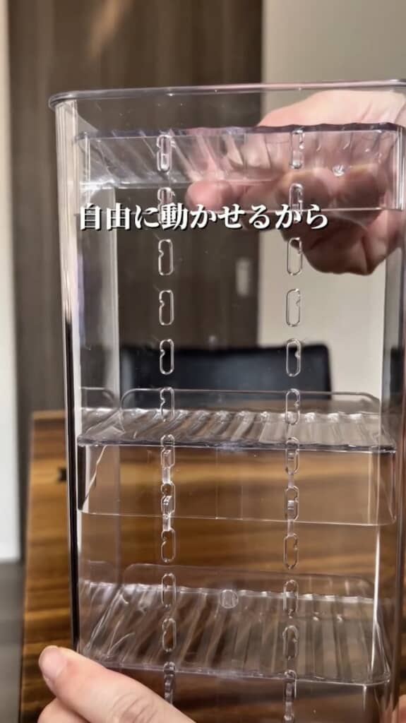 棚の位置を調整可能（画像提供：haya／Instagram：haya_noieさん）