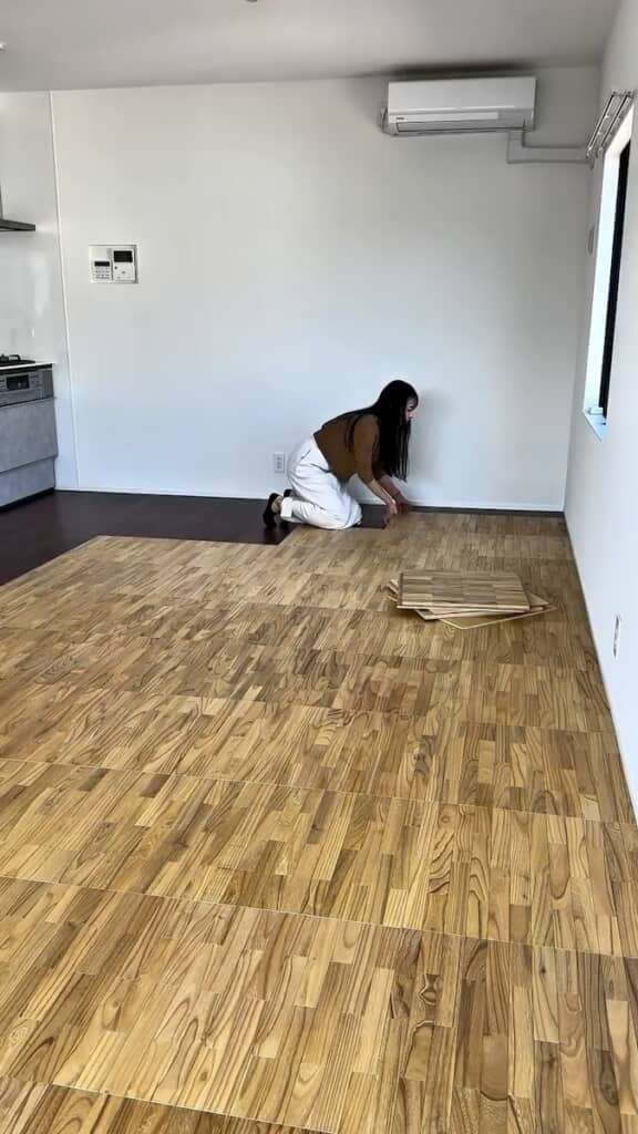 無垢床シートで温もりのある空間に