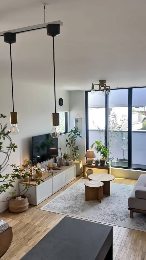 賃貸のリビング、アフター時