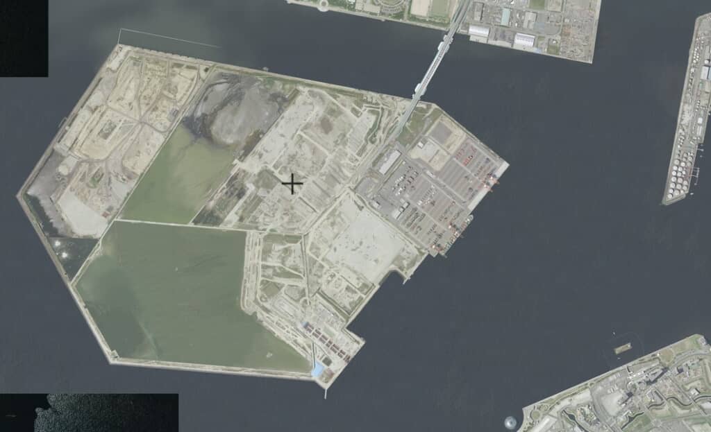 夢洲（ゆめしま）の地図