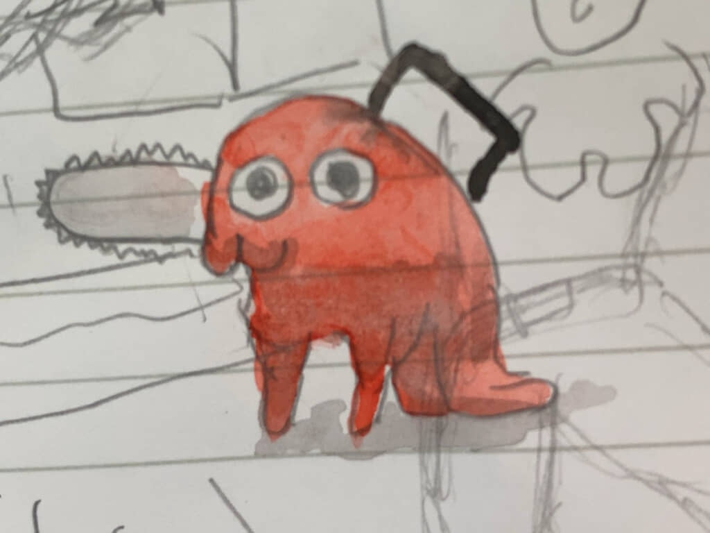 見れば見るほどじわじわくる「ポチタ」（チェンソーマン）