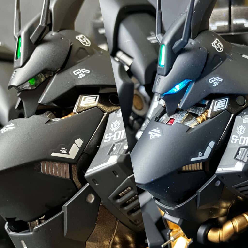 ←平時　発光時→