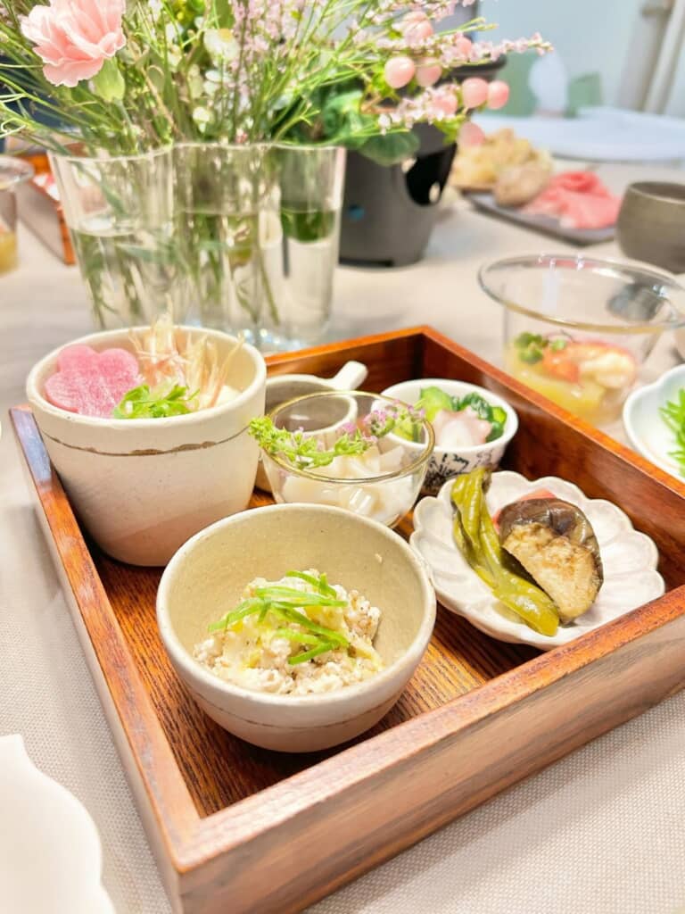 八寸と茶碗蒸し