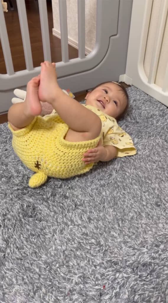 ポムポムプリンの“おしりのしるし”が見えちゃってる！