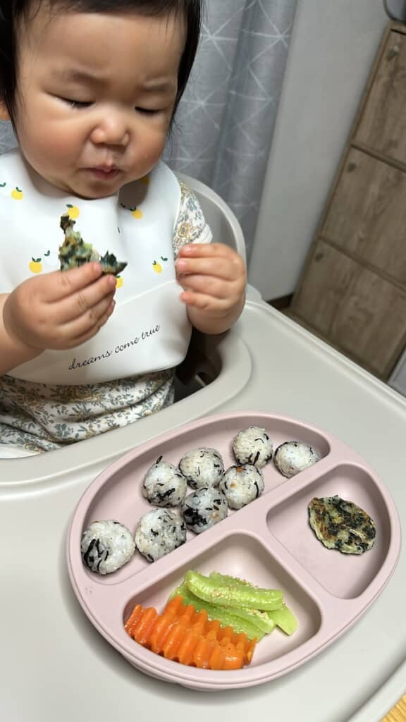 食事前の娘さん（ビフォー）