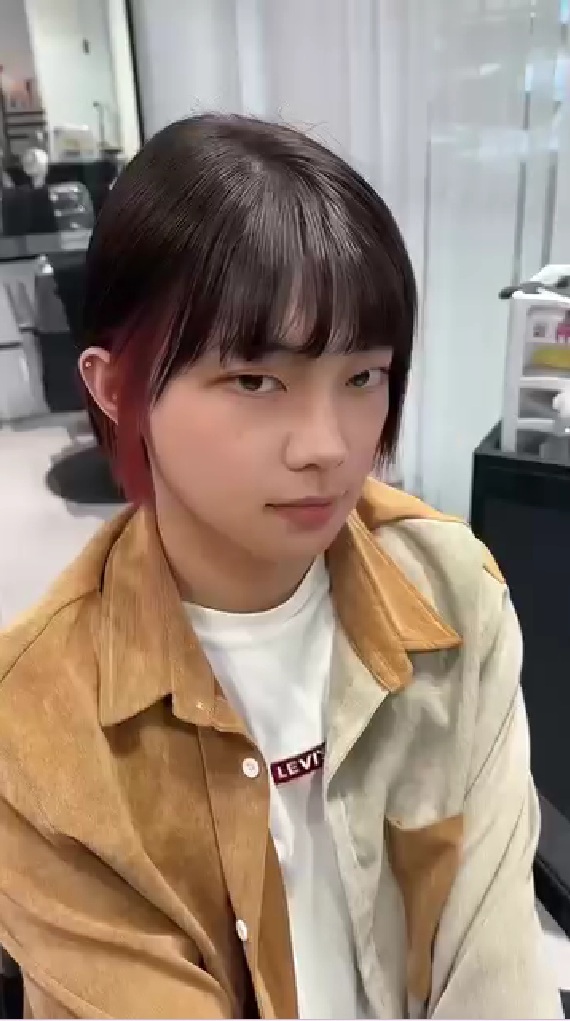 インナーカラーが映える