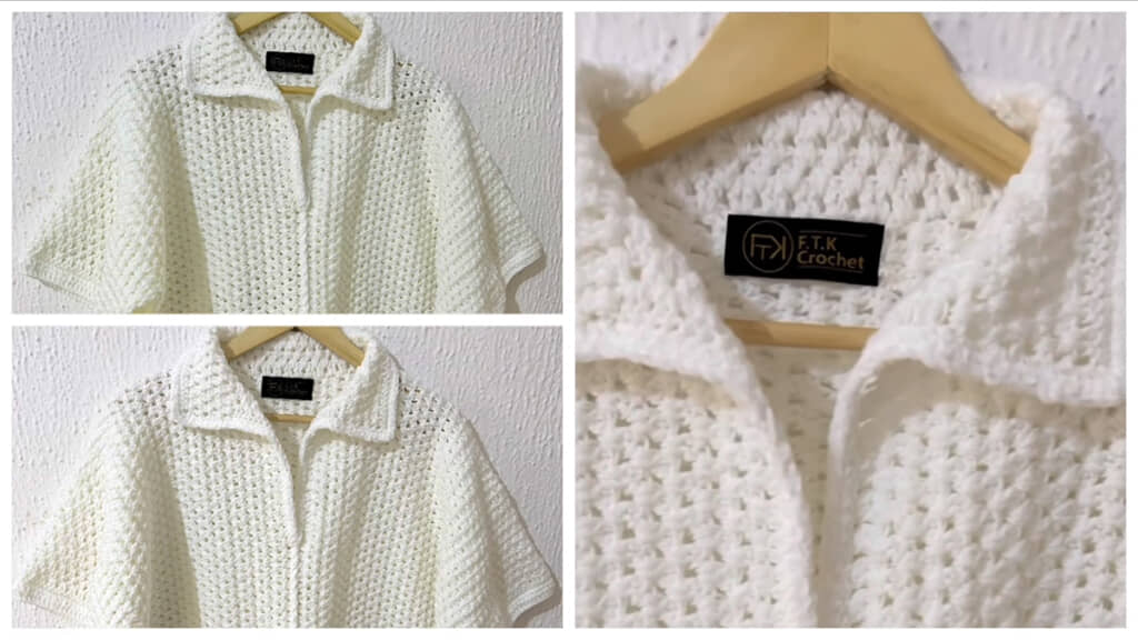 おしゃれなサマーニットポロシャツが完成！