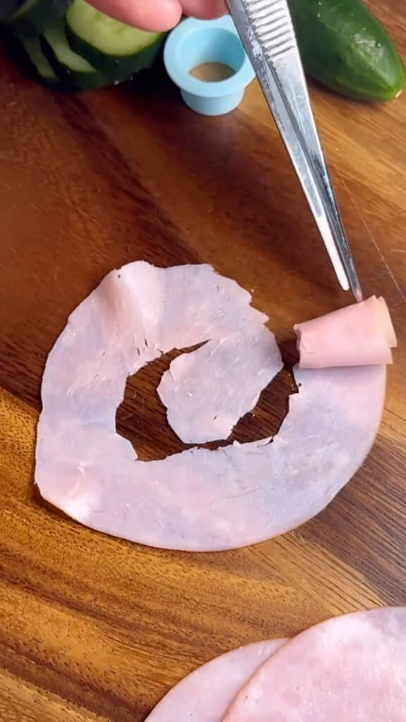 クルクルと巻いたら……