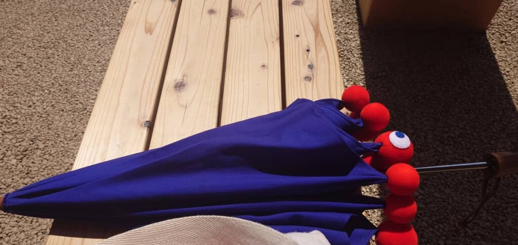 ミャクミャクデザインの日傘