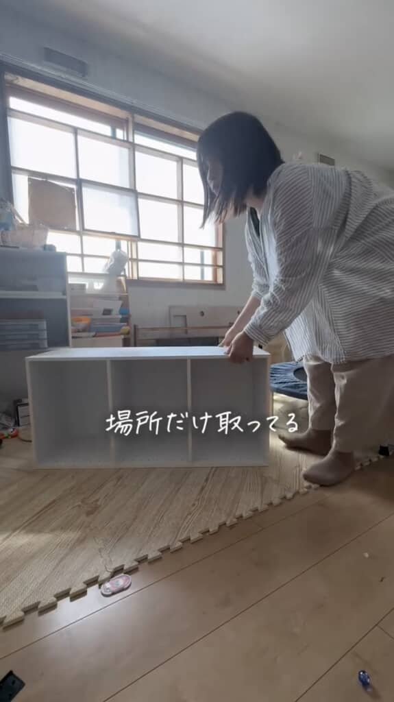 使わず場所だけ取っていたカラーボックス（ビフォー）