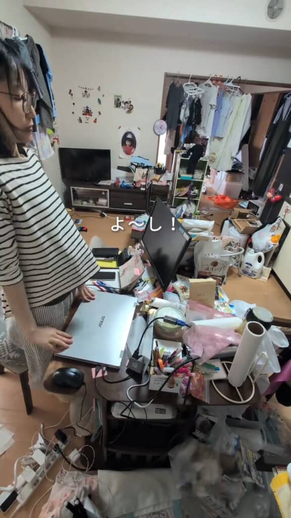 仕事用のPCを閉じて、片付けRTA（リアルタイムアタック）出走！