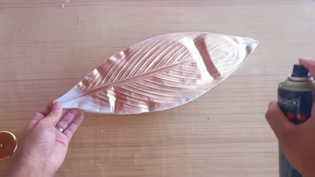 メタリックゴールドで着色