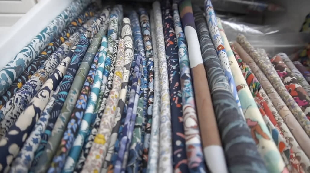 色とりどりのハギレで作るバッグ