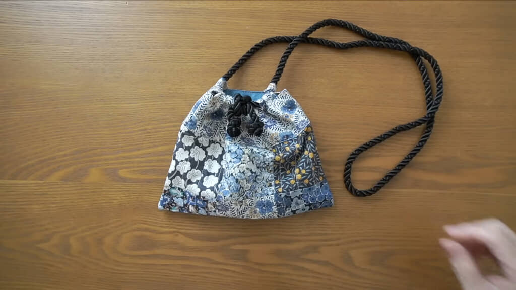 小さめでかわいいハギレバッグが完成！