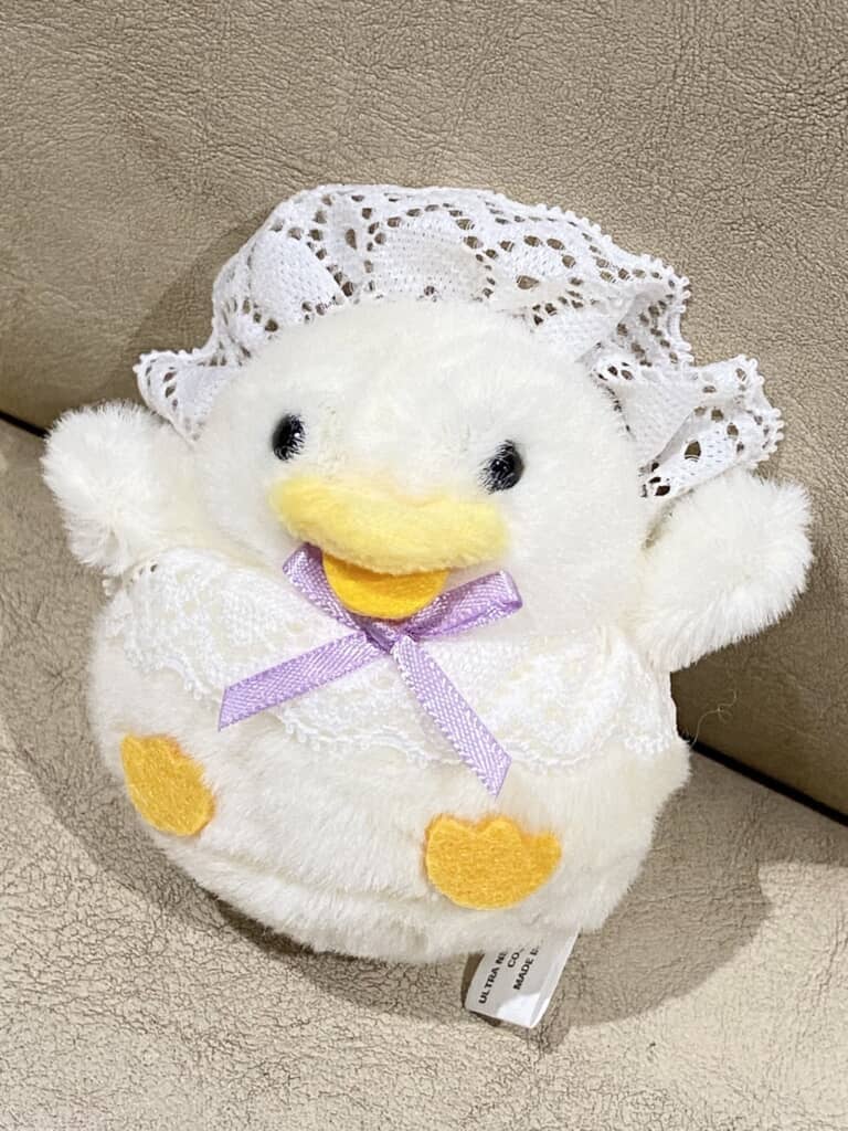 カプセルに入ったあひるの赤ちゃん
