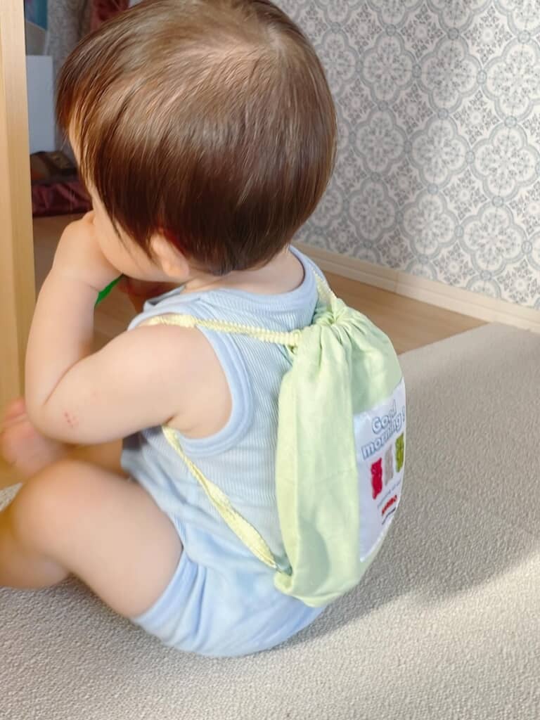 手作りの保冷リュック